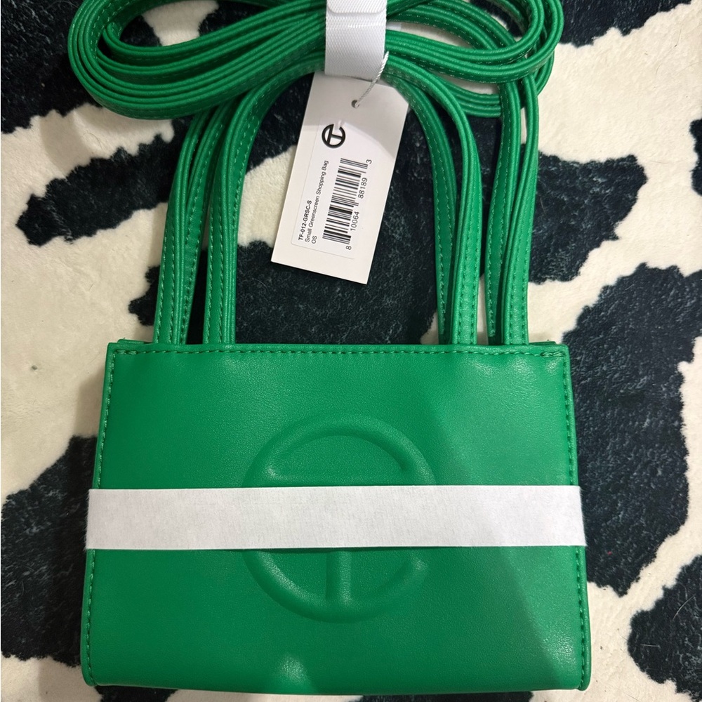 Telfar Green Mini Shopping Bag - Picture 3 of 7